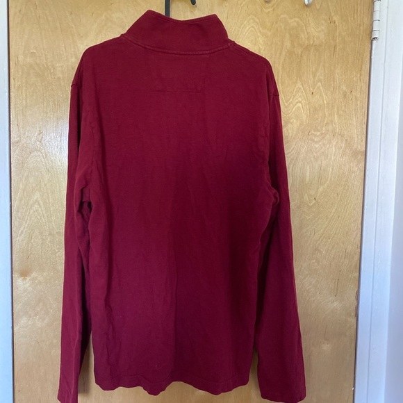 Banana Republic Luxury Touch Men's Quarter Zip Size L - Picture 2 of 3